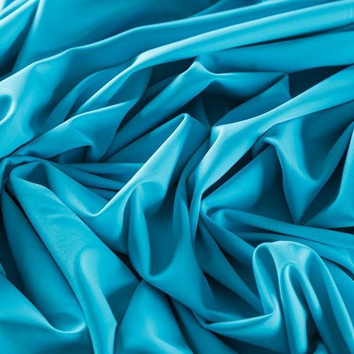 Лайкра 005-07497 бирюзово-голубой однотонный