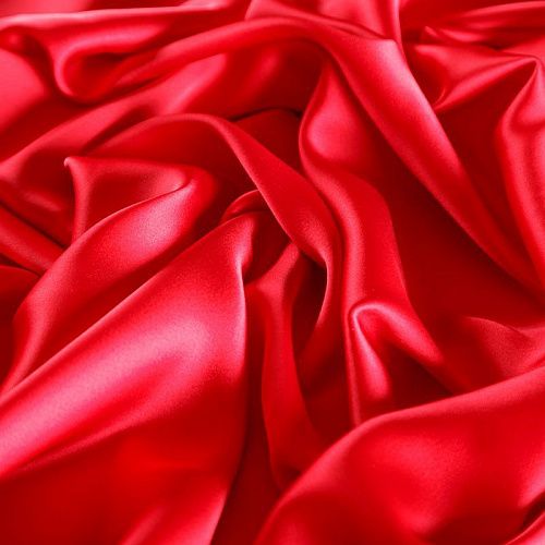 Сатин 001-07002 ягодно-красный однотонный