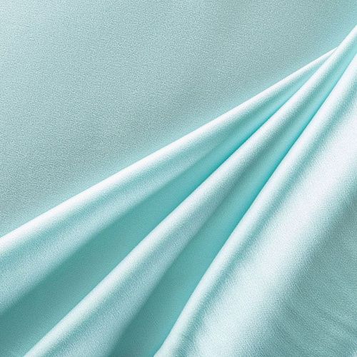 Кади креп-атлас 001-06621 ментоловый однотонный