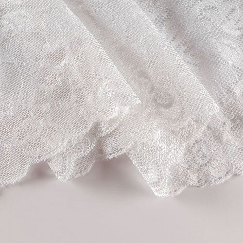 Кружево эластичное 140 мм Ф01-0268 белый