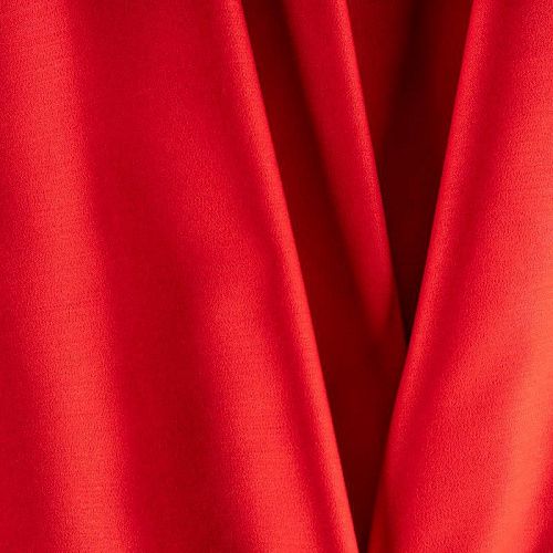 Креп К33-381 багрово-красный однотонный