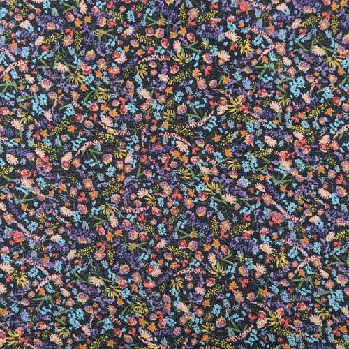 Вискоза 009-05929 черный принтованный