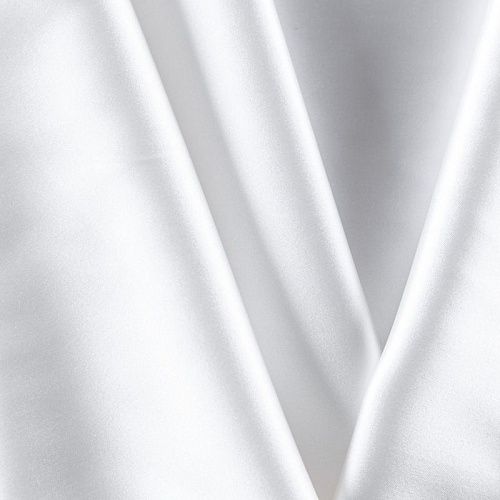 Сатин стрейч 001-09750 белый однотонный