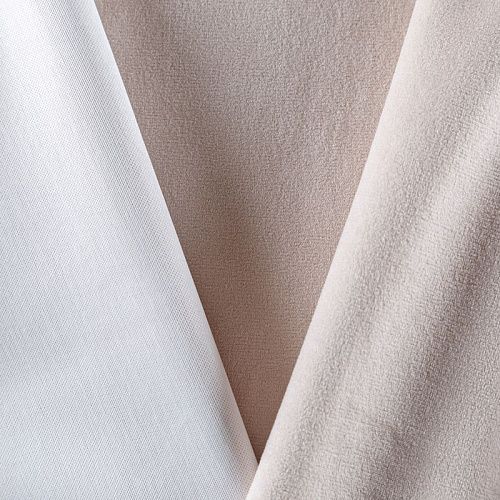 Ткань мебельная микровелюр 22-02-08965 айвори однотонный