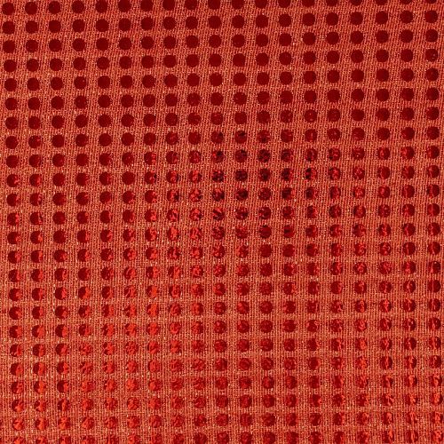 Пайетки на трикотаже К33-1019 красный 