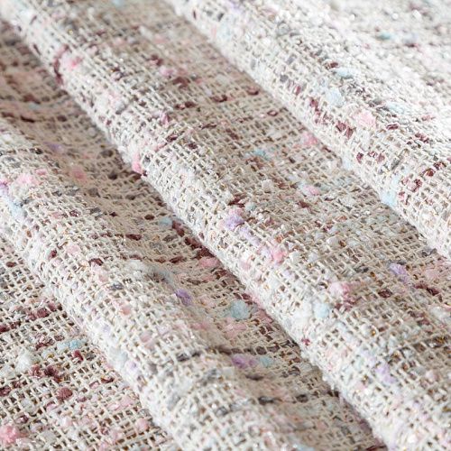 Твид шанель 052-04391 молочный мультиколор