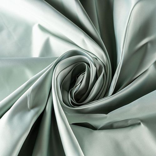 Сатин-тафта К32-483 серебристо-серый однотонный