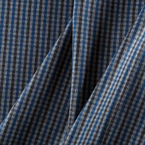 Ткань костюмная 025-05982 серый принтованный