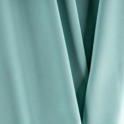 Креп К19-926 зеленый нефритовый однотонный