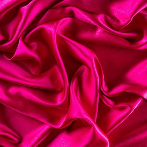 Шелк натуральный К15-1015 темная фуксия однотонный