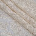 Сетка с вышивкой 050-16491 сливочный
