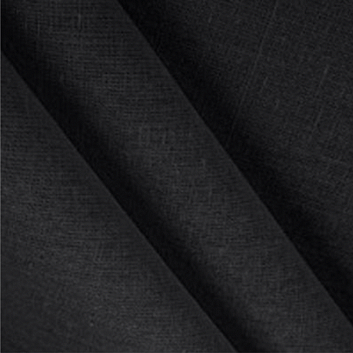 Бязь К38-001 черный однотонный