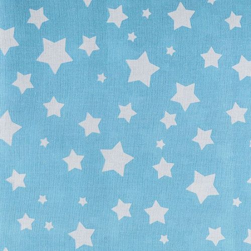 Бязь 007-00673 голубой принтованный