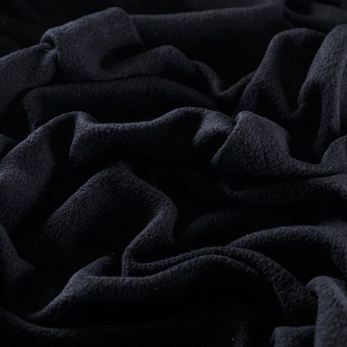 Флис 061-09168 черный однотонный