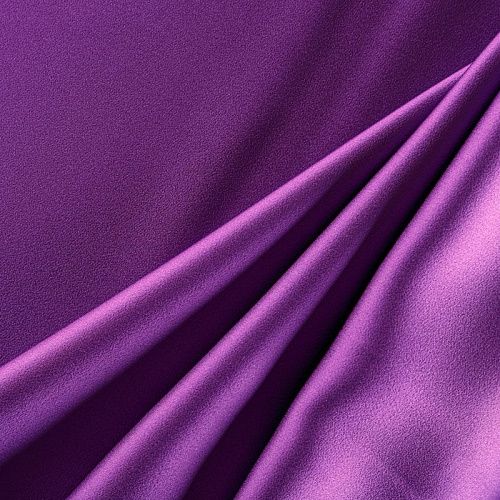 Кади креп-атлас 001-06656 лиловый однотонный