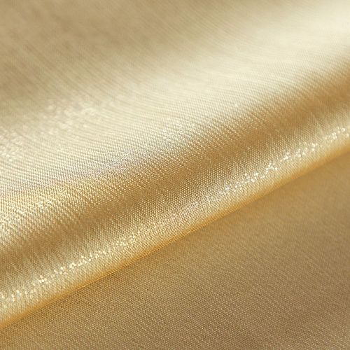 Шифон с напылением 068-09621 золотистый однотонный