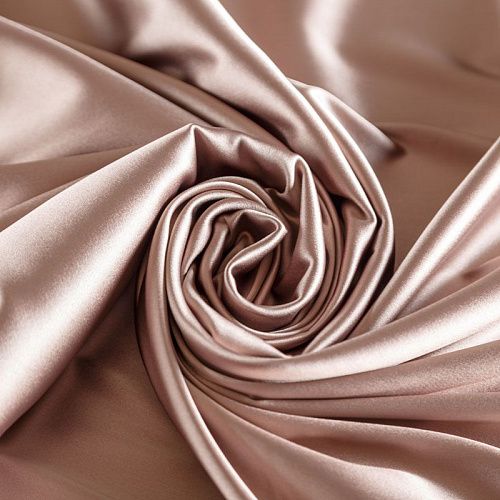 Сатин стрейч 001-07049 коричневый загар однотонный