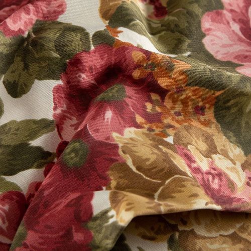 Ткань с водо- и грязеотталкивающей пропиткой 22-02-20717 экрю принтованный