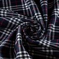 Ткань костюмная К12-647 темно-синий принтованный
