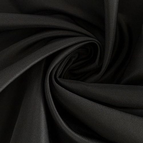 Ткань портьерная тафта h-295 см Т333-02-135 черный однотонный