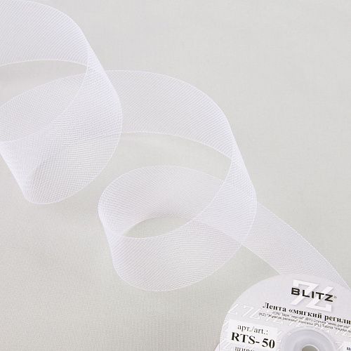 Лента мягкий регилин BLITZ 50 мм RTS-50-б белый