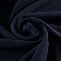 Креп стрейч 026-17262 черный однотонный