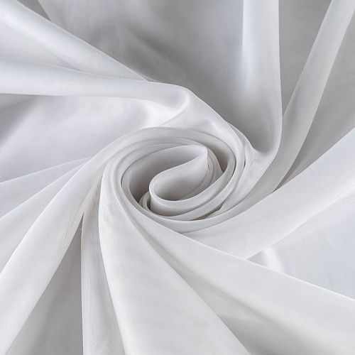 Тюль капрон без утяжелителя h-300 см Т468-04-01 белый однотонный