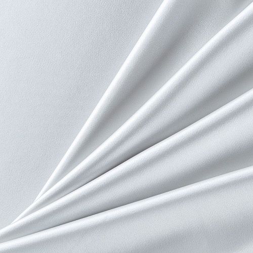Сатин стрейч 001-08197 светло-серый однотонный