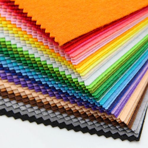 Фетр К33-422 белый однотонный