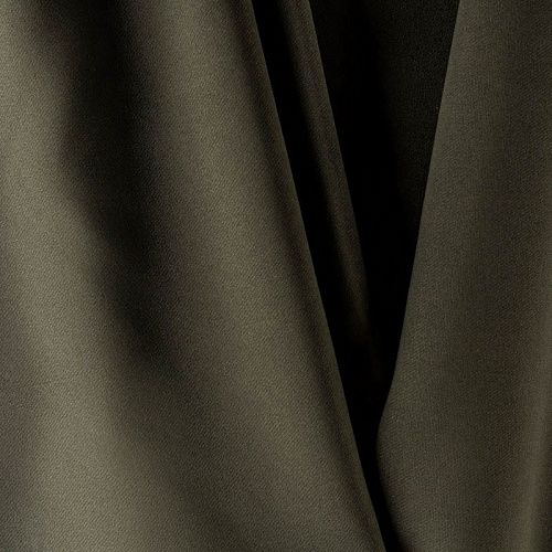 Креп К33-620 темно-зеленый хаки однотонный