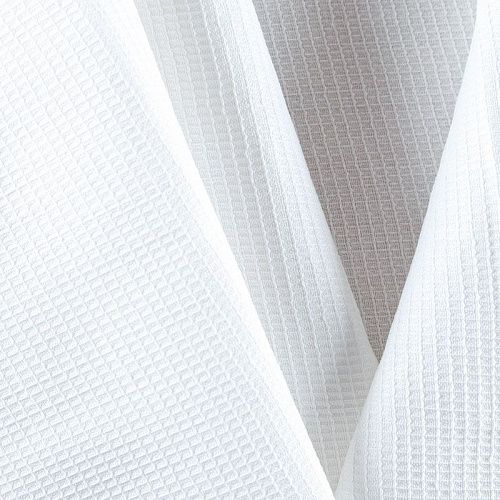 Полотно вафельное 007-08258 белый однотонный