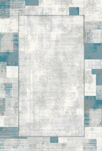 Ковер прямоугольный 160х230 см Woolknot Craft M426B темно-серый/синий