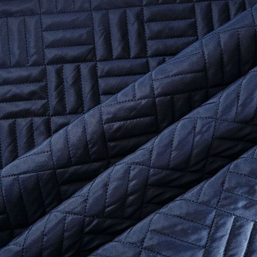 Ткань курточная 033-05709 темно-синий однотонный