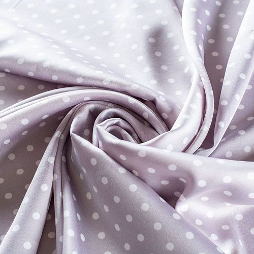 Шелк синтетический 065-01465 светло-серый принтованный