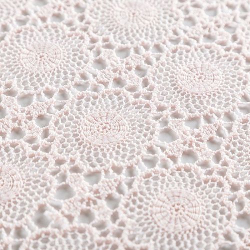 Гипюр-макраме К21-1069 нежно-розовый