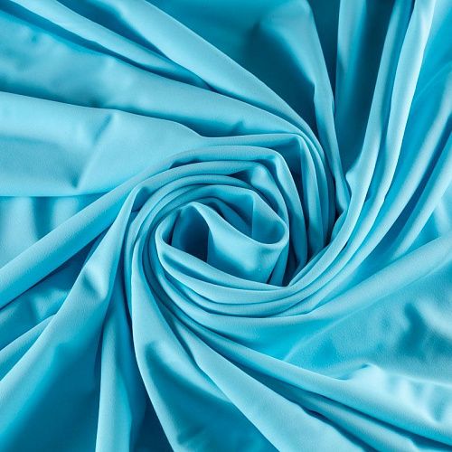 Лайкра К33-752 голубой однотонный