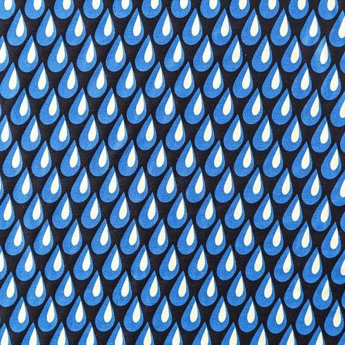 Шелк-штапель 069-09687 черный принтованный