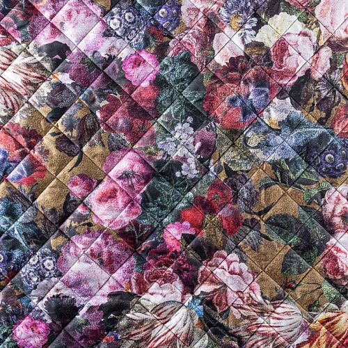 Ткань курточная 033-01986 хаки принтованный