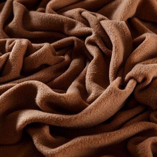 Флис 061-09175 карамельный однотонный