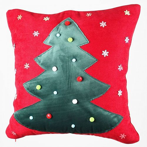 Наволочка 45х45 см декоративная на молнии 519657