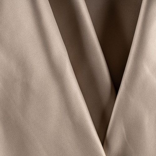 Сатин-тафта К32-476 белый песок однотонный