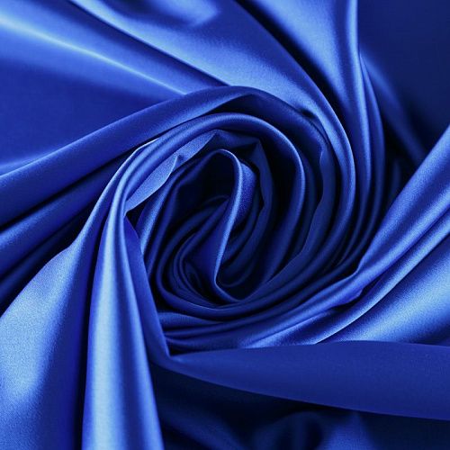 Сатин стрейч 001-09711 васильковый однотонный