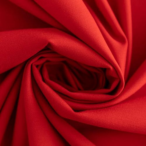 Ткань костюмная К33-450 красный однотонный
