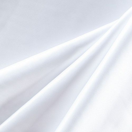 Сатин стрейч 001-08133 белый однотонный