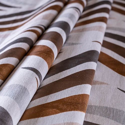 Ткань портьерная жаккард Т239-02-02 экрю