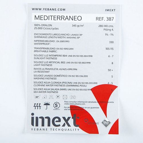 Ткань уличная MEDITERRANEO/2 502-02-10 желтый жаккардовый