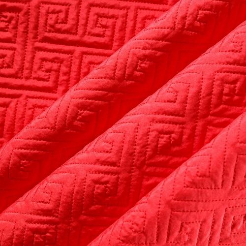 Ткань курточная 033-03911 красный однотонный