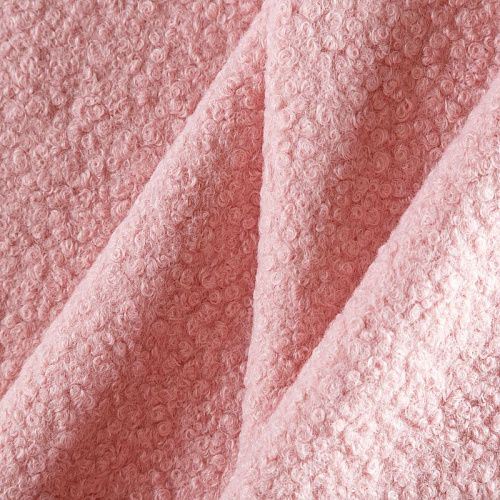 Букле 006-05976 нежно-розовый однотонный