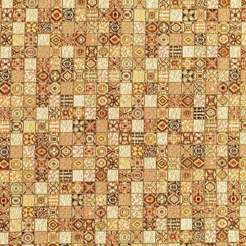 Гобелен гостиный 513-02-24 коричневый мозаика