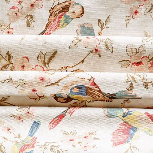 Ткань портьерная 19-02-04546 белый принтованный